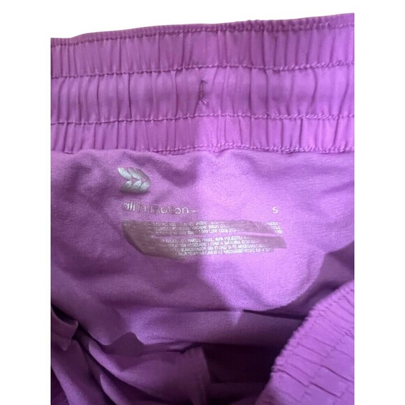 Lot of 2 All in Motion Athletic Shorts Sze S Purple Orange Activewear Gym Casual - Picture 7 of 8